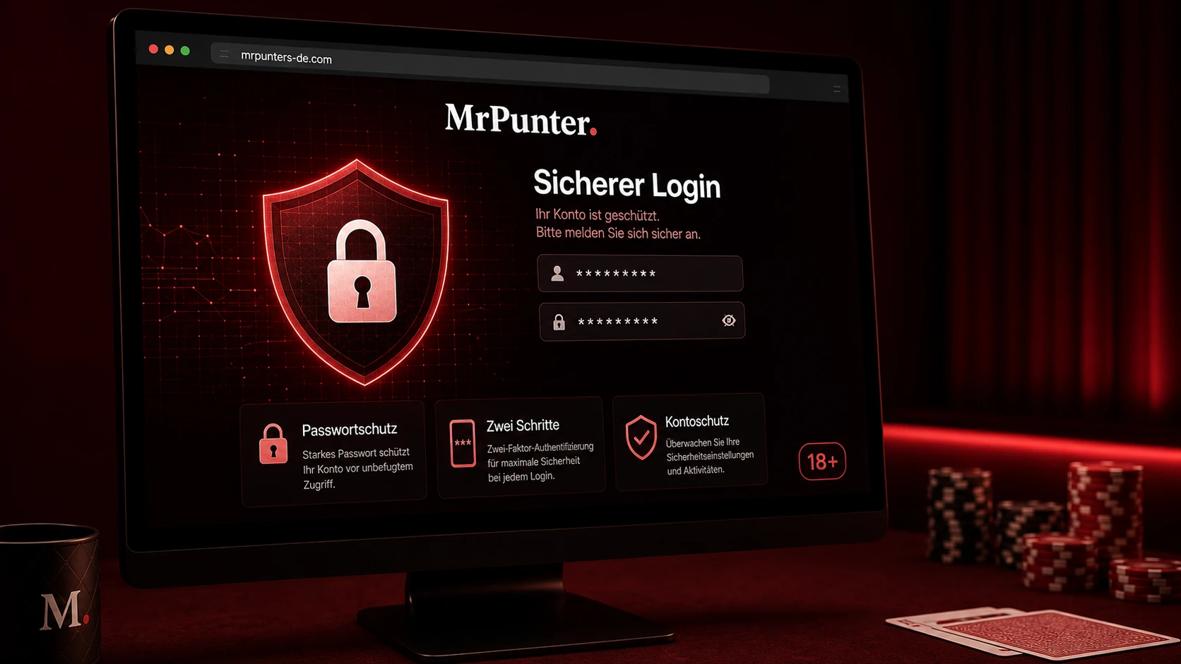 Sicherheit beim MrPunter Login