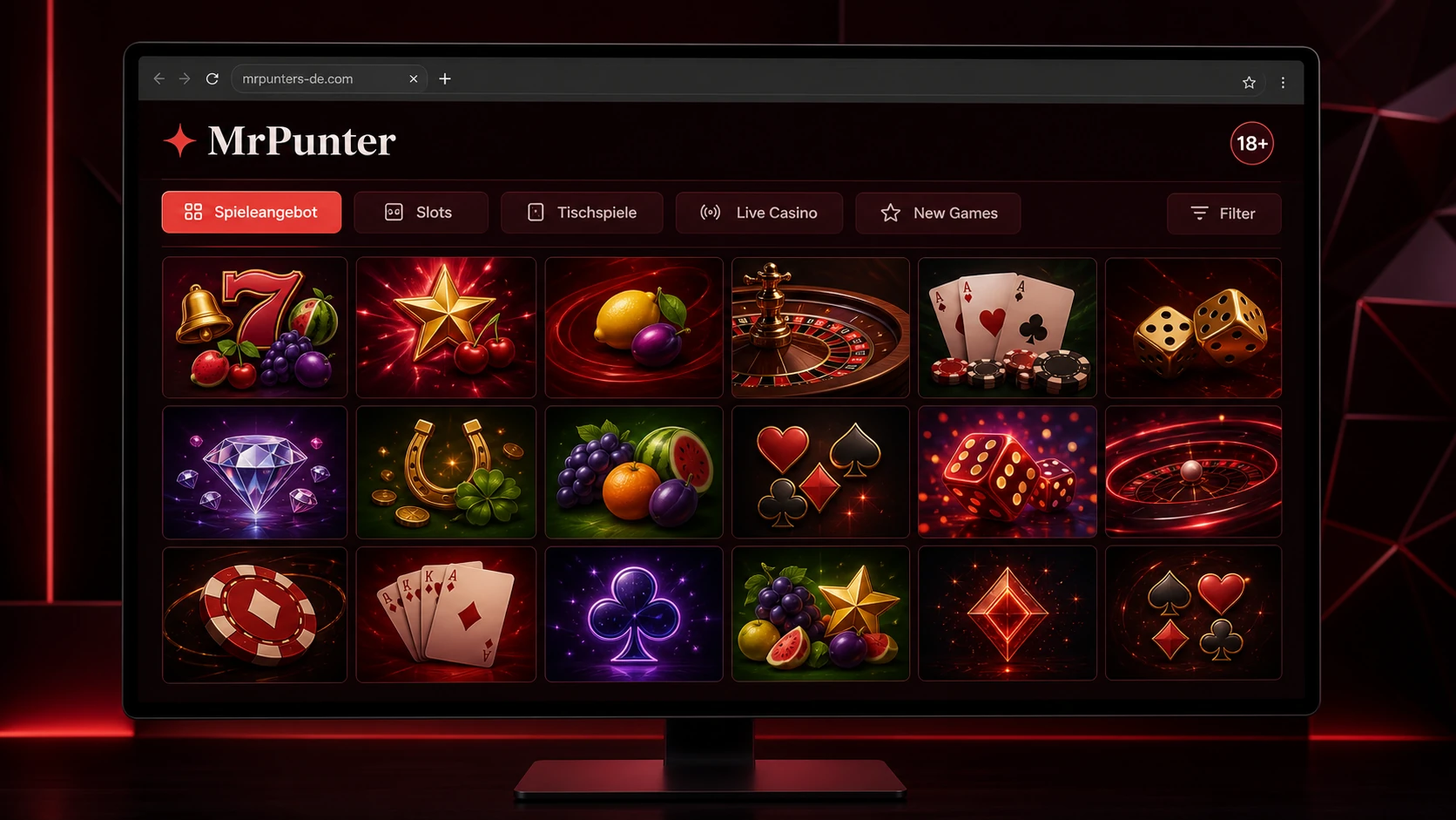 Spieleangebot bei MrPunter Casino